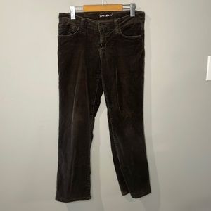 Mavi Molly Corduroy Pant in Chocolate Brown Women's Sz 30/34